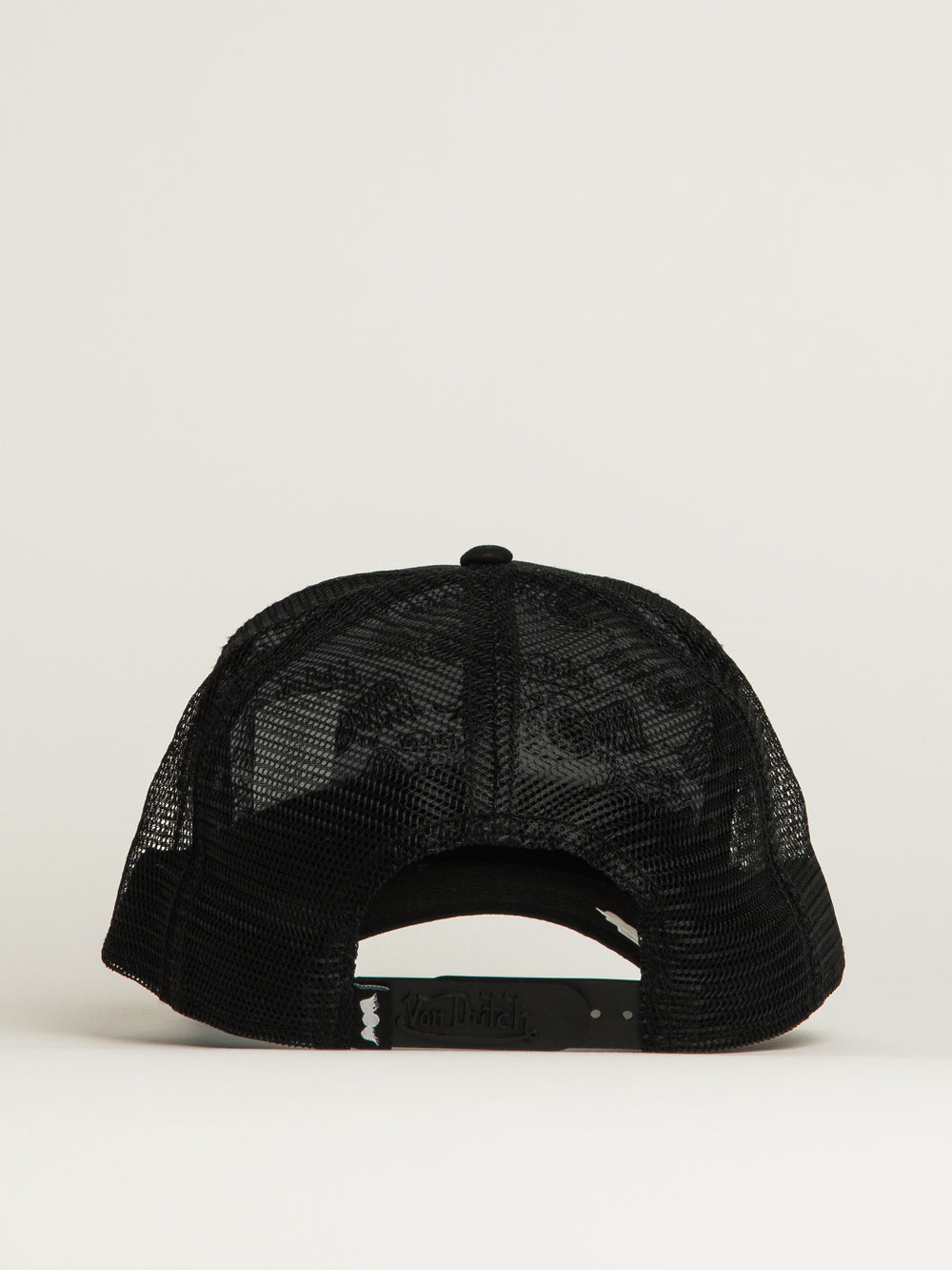 VON DUTCH STAPLE TRUCKER HAT - BLACK