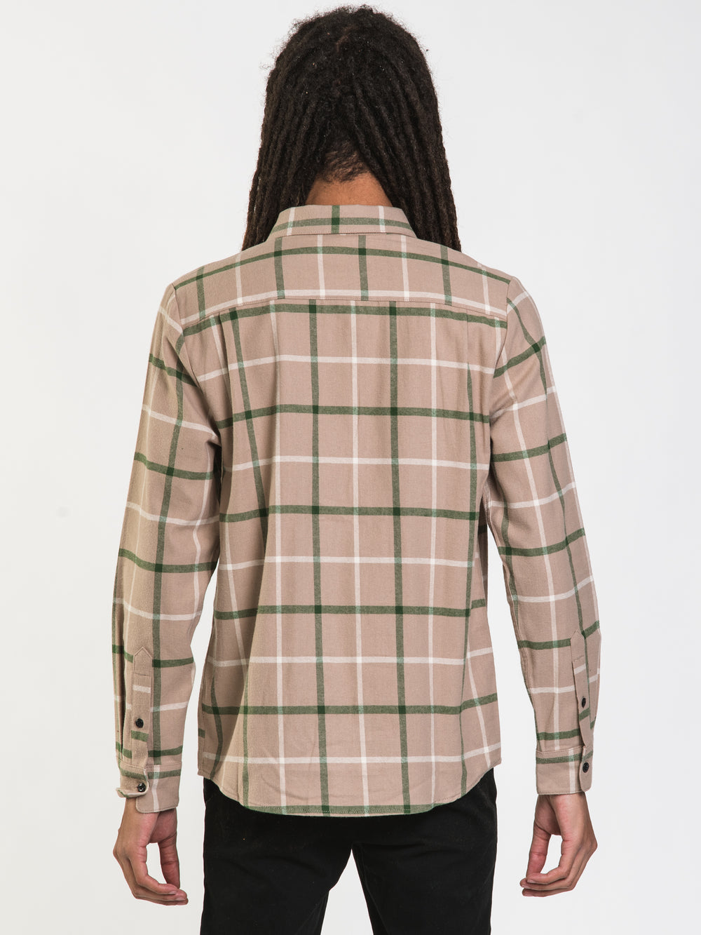 VOLCOM CADEN LONG SLEEVE PLAID  - CLEARANCE