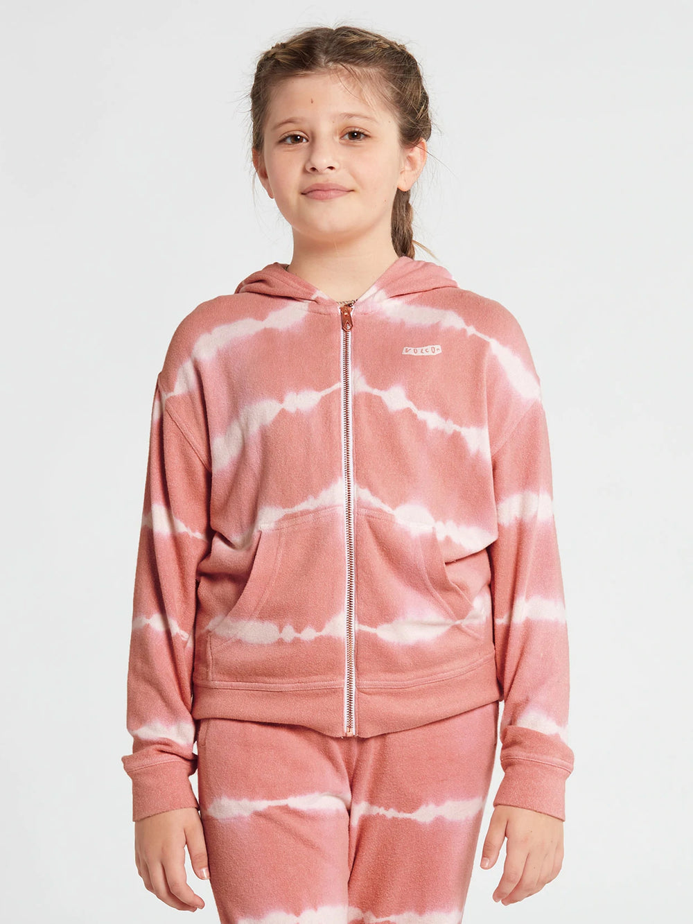 VOLCOM YOUTH GIRLS LIL ZIP FLEECE  - CLEARANCE