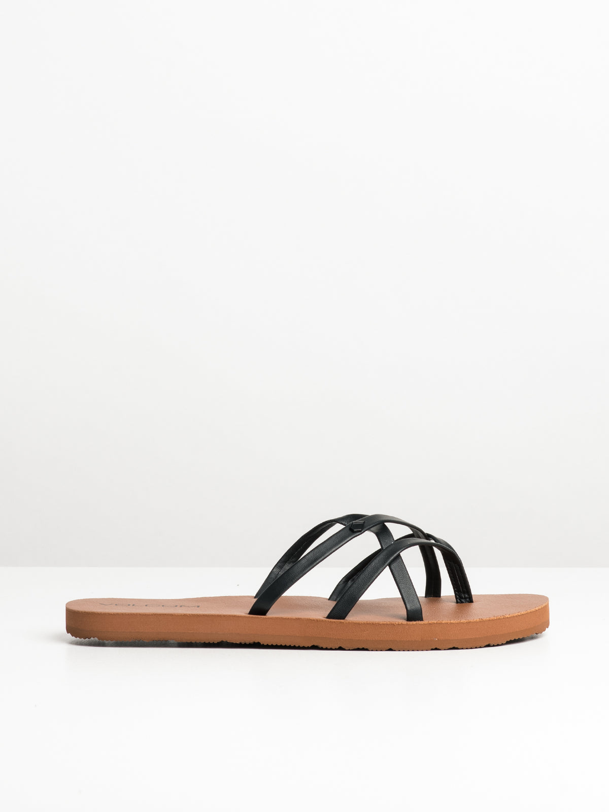 Volcom black flip discount flops