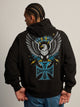 WEST COAST CHOPPERS RELAXED EAGLE PULL OVER HOODIE