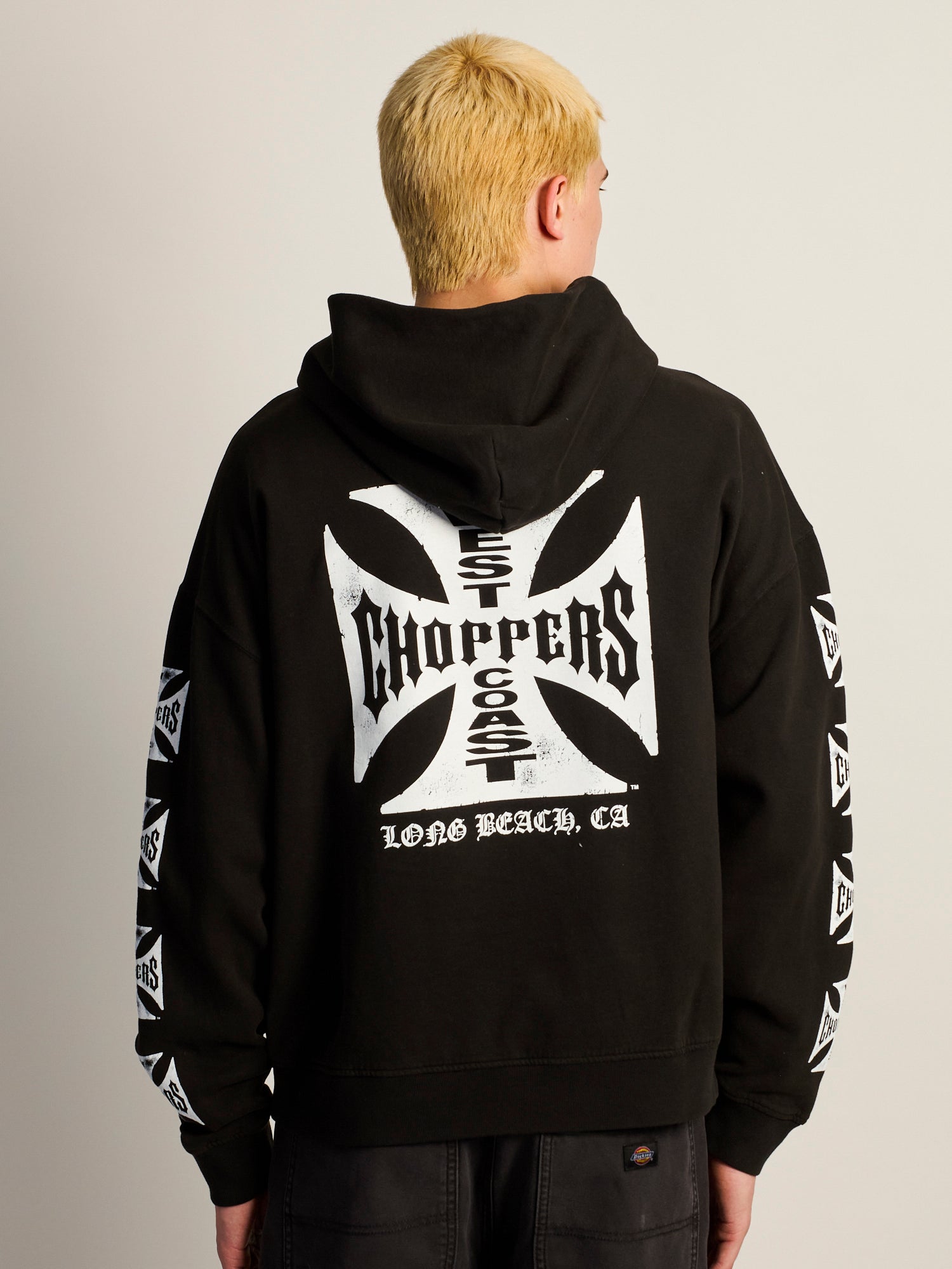 WEST COAST CHOPPERS CROSS RELAXED PULLOVER HOODIE