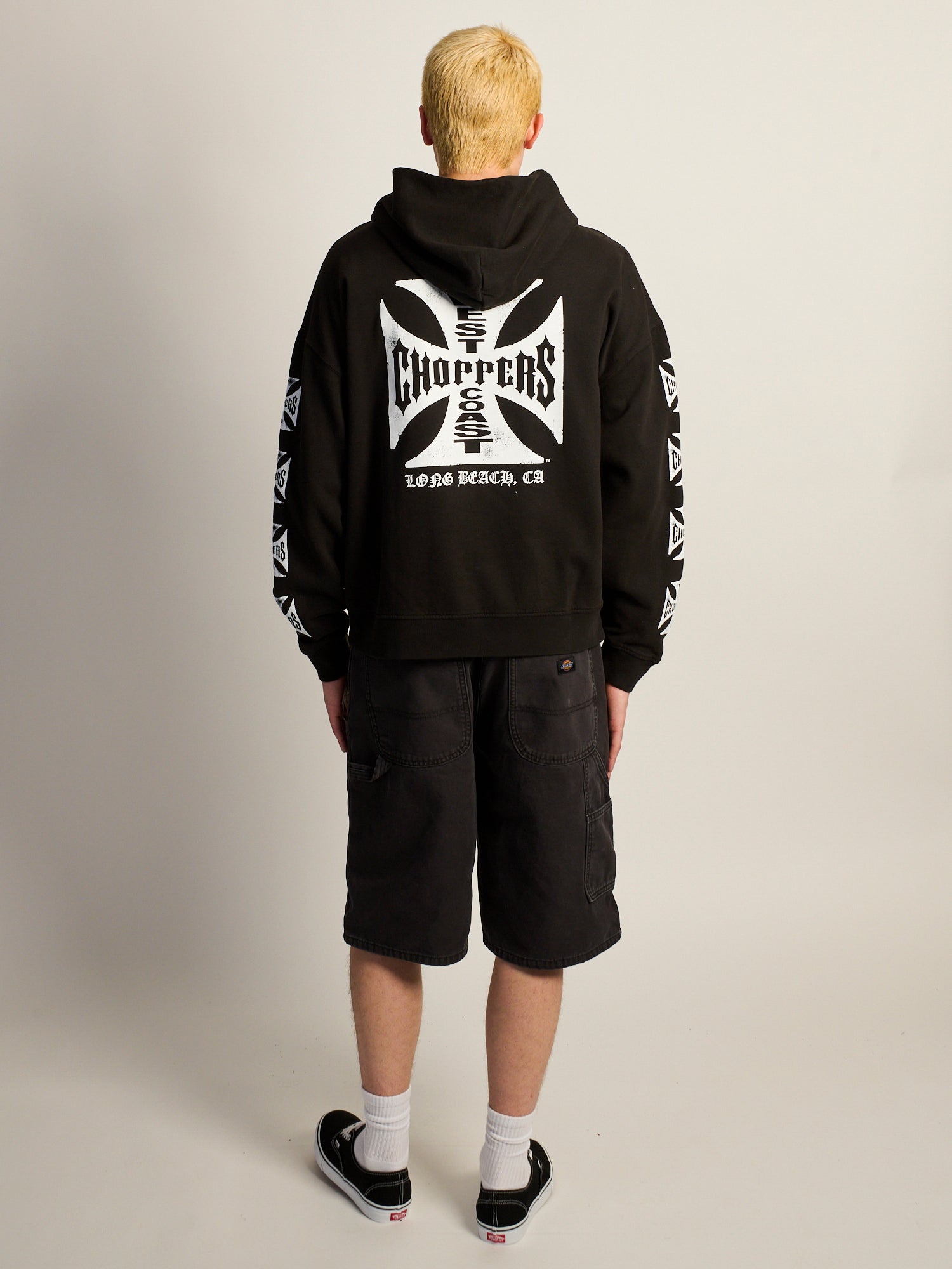 WEST COAST CHOPPERS CROSS RELAXED PULLOVER HOODIE