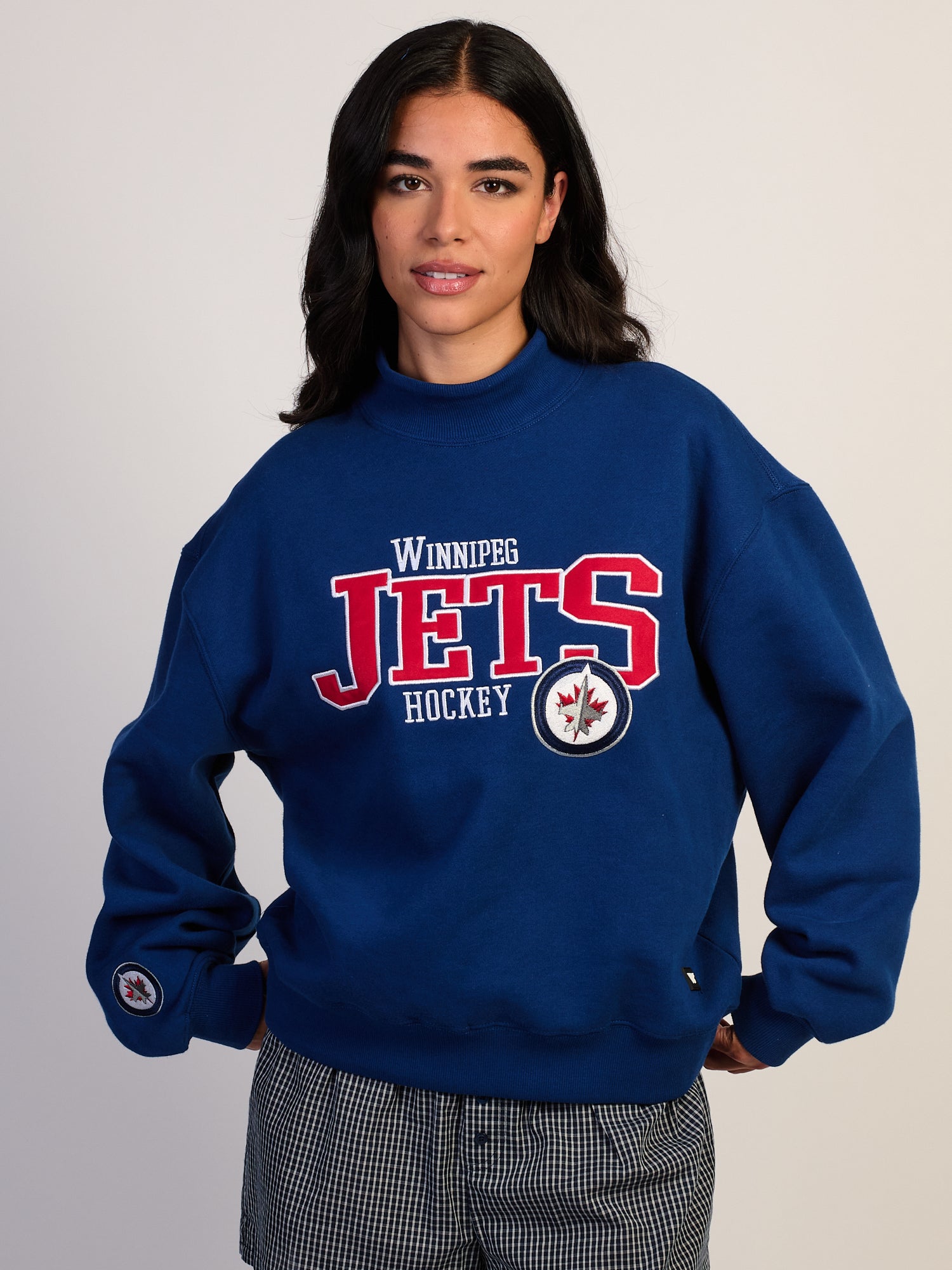 THE WILD COLLECTIVE NHL WINNIPEG JETS MOCKNECK