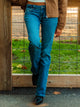 WRANGLER WRANGLER SADIE LOW RISE BOOTCUT - Boathouse