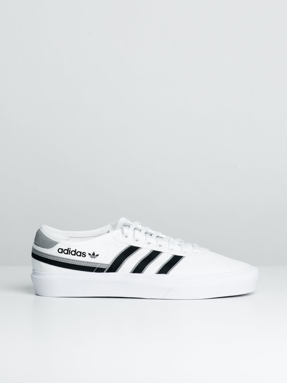 MENS ADIDAS DELPALA SNEAKERS- WHITE - CLEARANCE