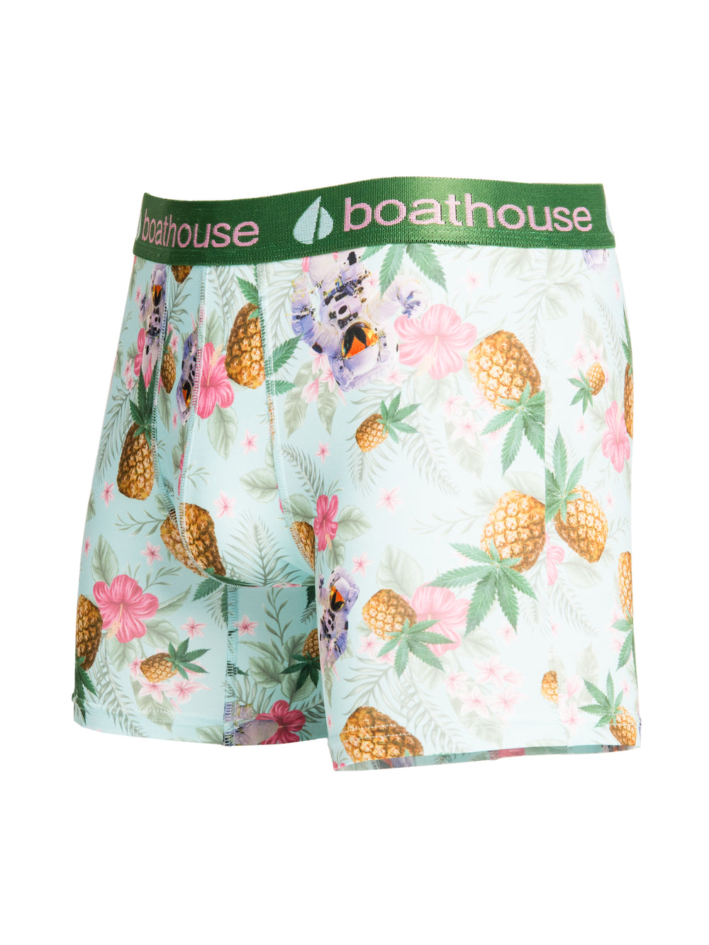 NOVELTY BOXER BRIEF - ASTRONAUT PINEAPPLES - CLEARANCE