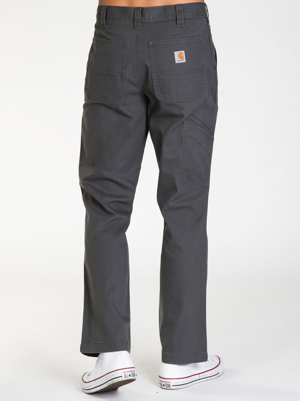 High Waisted Side Pocket Tapered Work Suit Pants