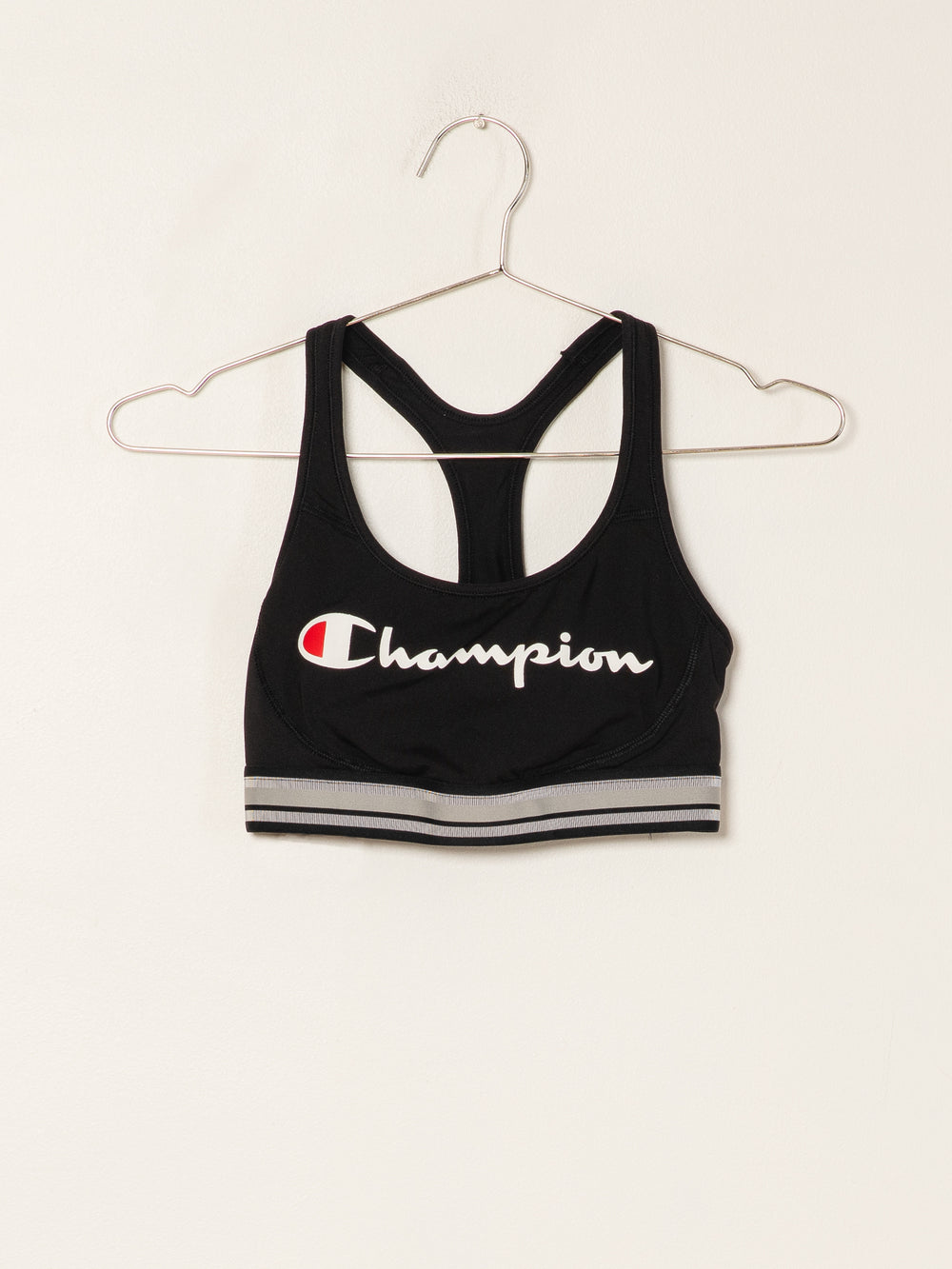 Champion Women's Absolute Sports Bra Bra, -black/white c logo, X