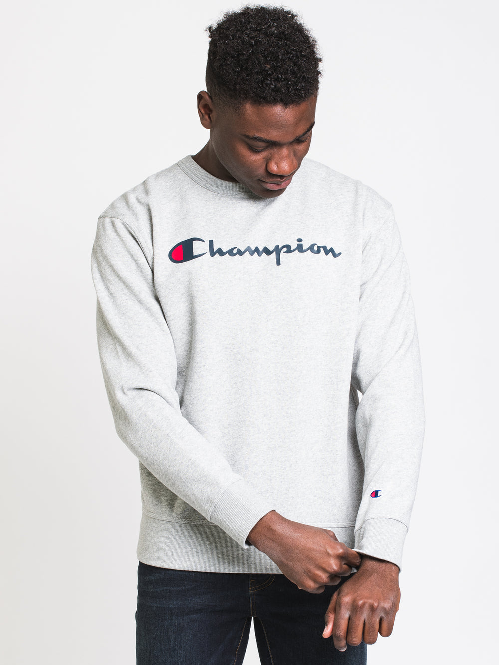 CHAMPION POWERBLEND GRAPHIC CREW SCRIPT  - CLEARANCE