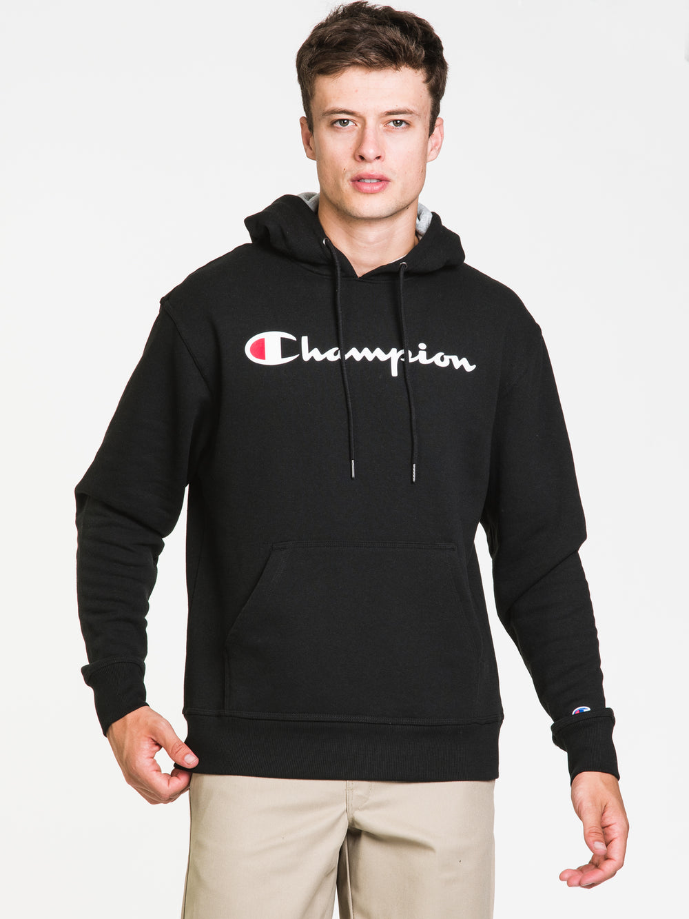 CHAMPION POWERBLEND GRAPHIC PULLOVER HOODIE - CLEARANCE