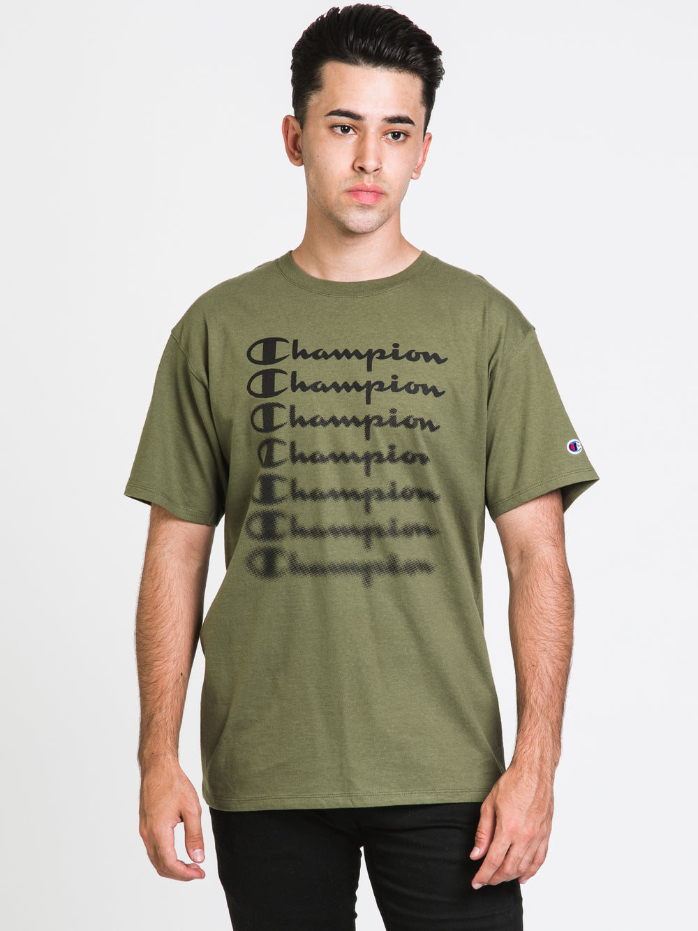 CHAMPION CLASSIC GRAPHIC SHORT SLEEVE REPEATER TEE - CLEARANCE