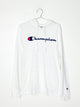 CHAMPION MENS MIDDLEWEIGHT CHM HOOD - WHITE - CLEARANCE - Boathouse