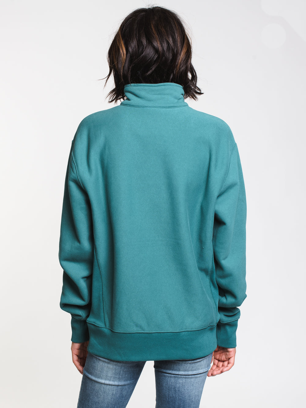CHAMPION OVERSIZED REVERSE WEAVE 1/4 ZIP  - CLEARANCE