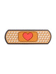 CROCS JIBBITZ - HEART BANDAID - Boathouse