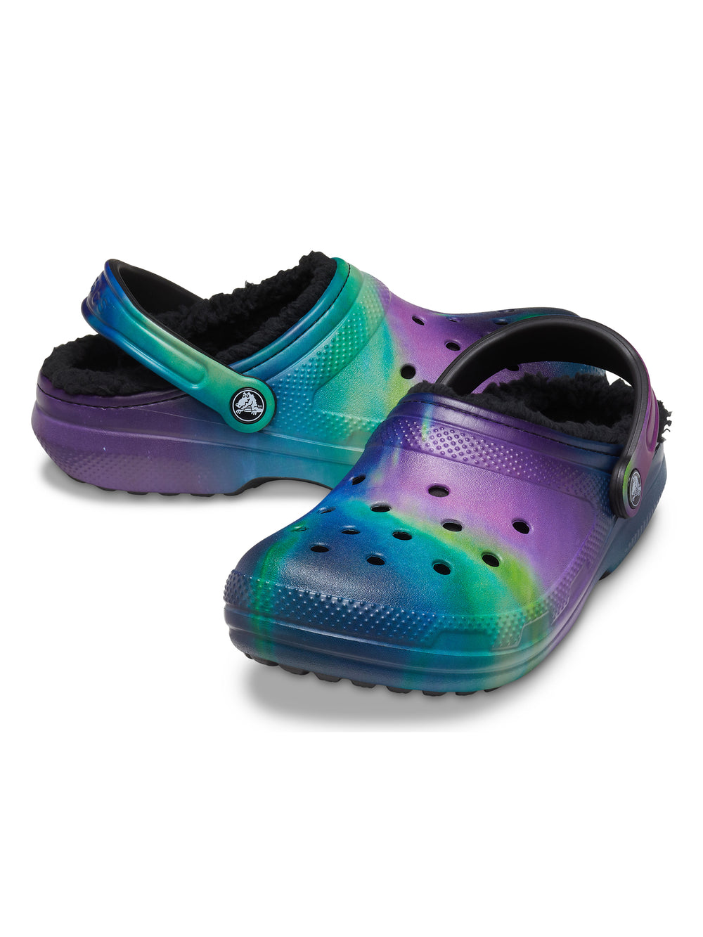 CROCS CLASSIC LINED OUT OF THIS WORLD CLOGS - CLEARANCE