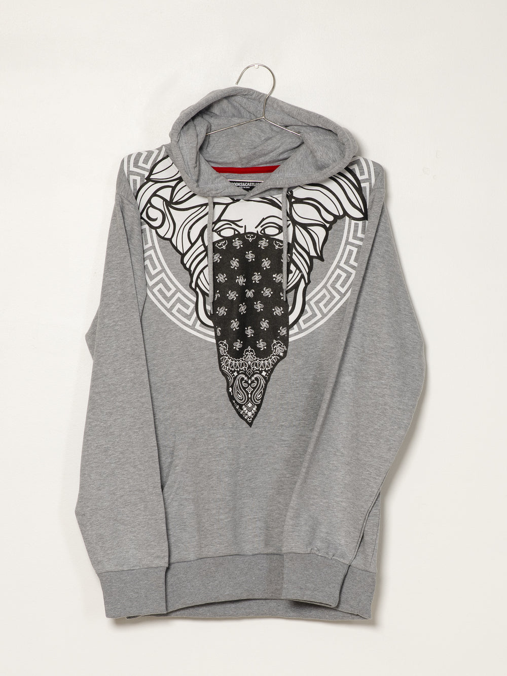 CROOKS & CASTLES BANDANA BANDUSA PULLOVER HOODIE - CLEARANCE