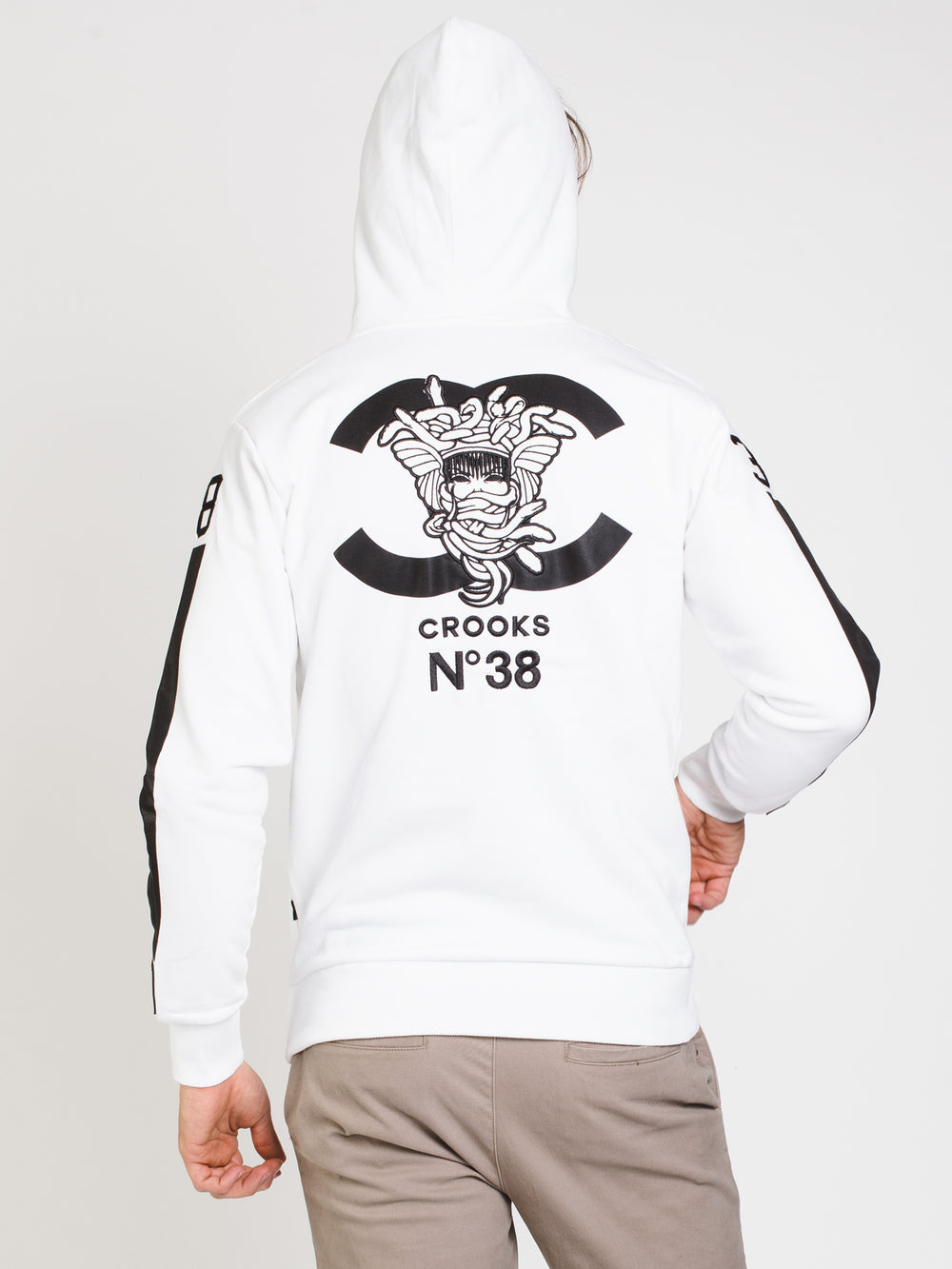 CROOKS & CASTLES No38 C&C PULLOVER HOODIE  - CLEARANCE