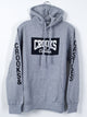 CROOKS & CASTLES MENS C-LINK PULL OVER HD - HTHR GREY - CLEARANCE - Boathouse