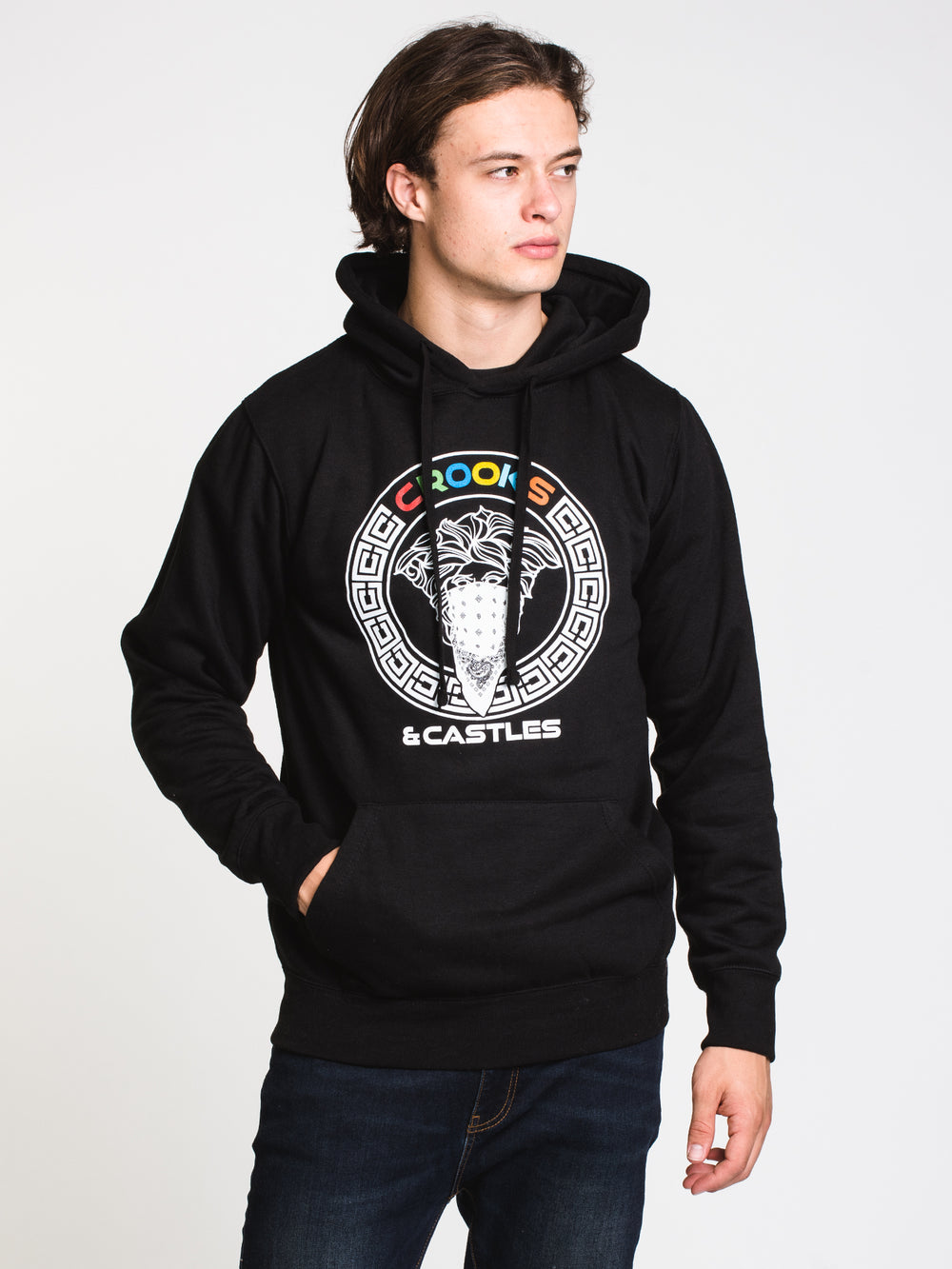 CROOKS & CASTLES GRECO BANDIDO PULLOVER HOODIE - CLEARANCE