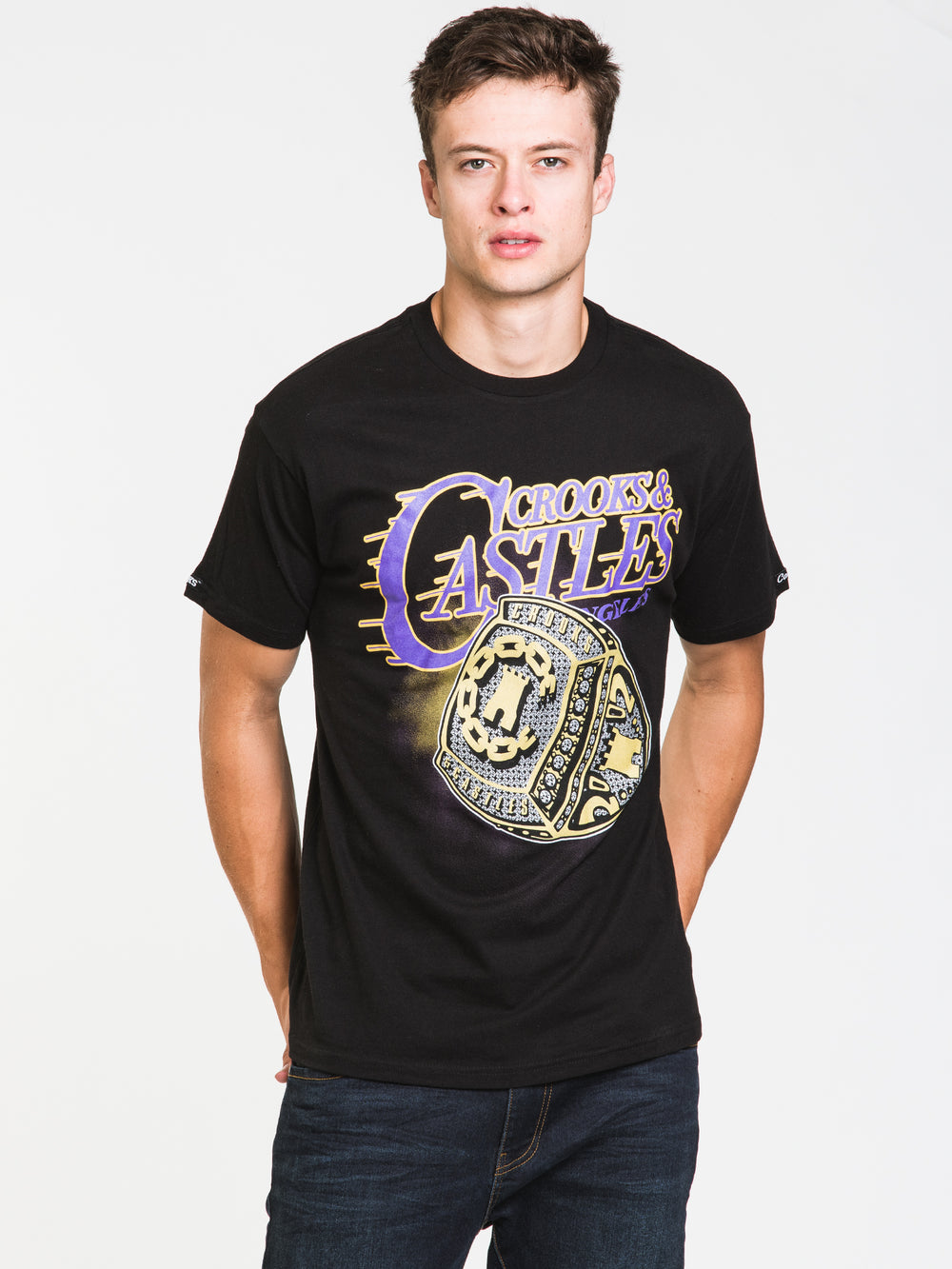 CROOKS & CASTLES LOS ANGELES T-SHIRT - CLEARANCE