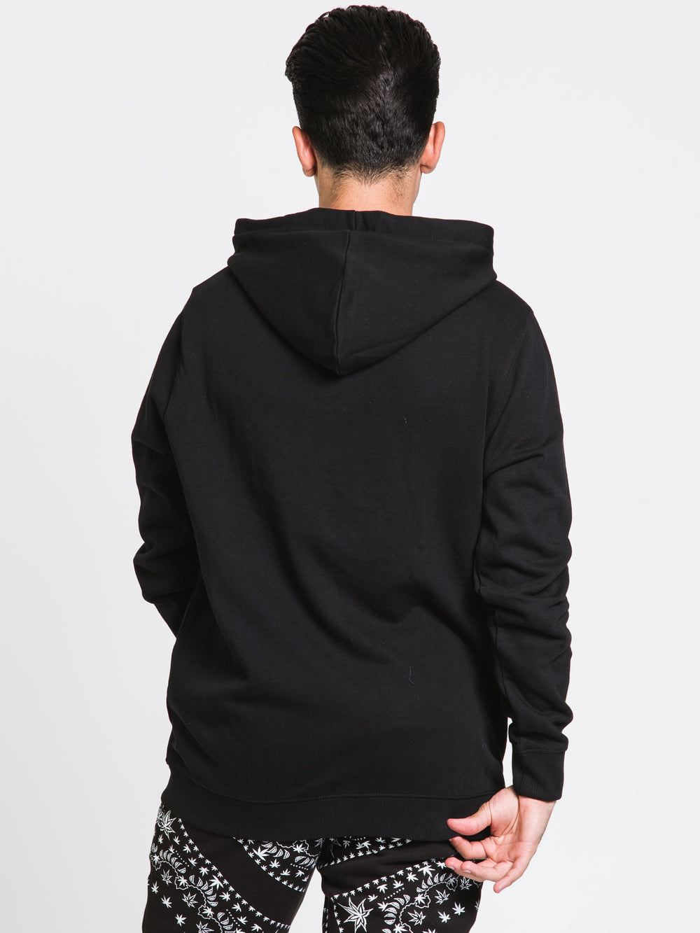 CROOKS & CASTLES LUX EMBROIDERED LOGO PULLOVER HOODIE - CLEARANCE