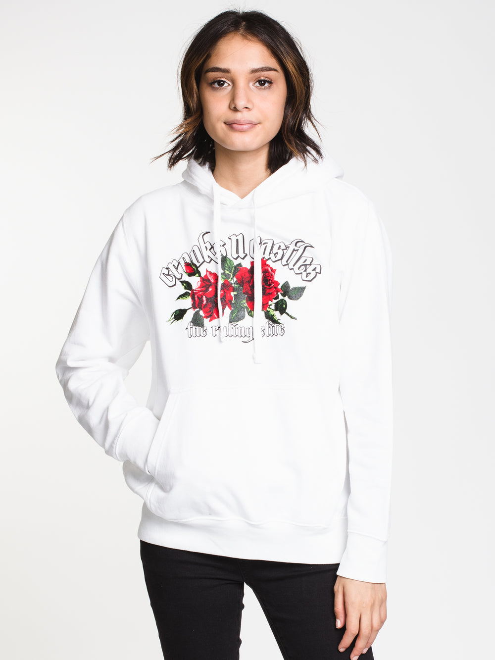 CROOKS & CASTLES ROSES RULING EMBROIDERED PULLOVER HOODIE  - CLEARANCE