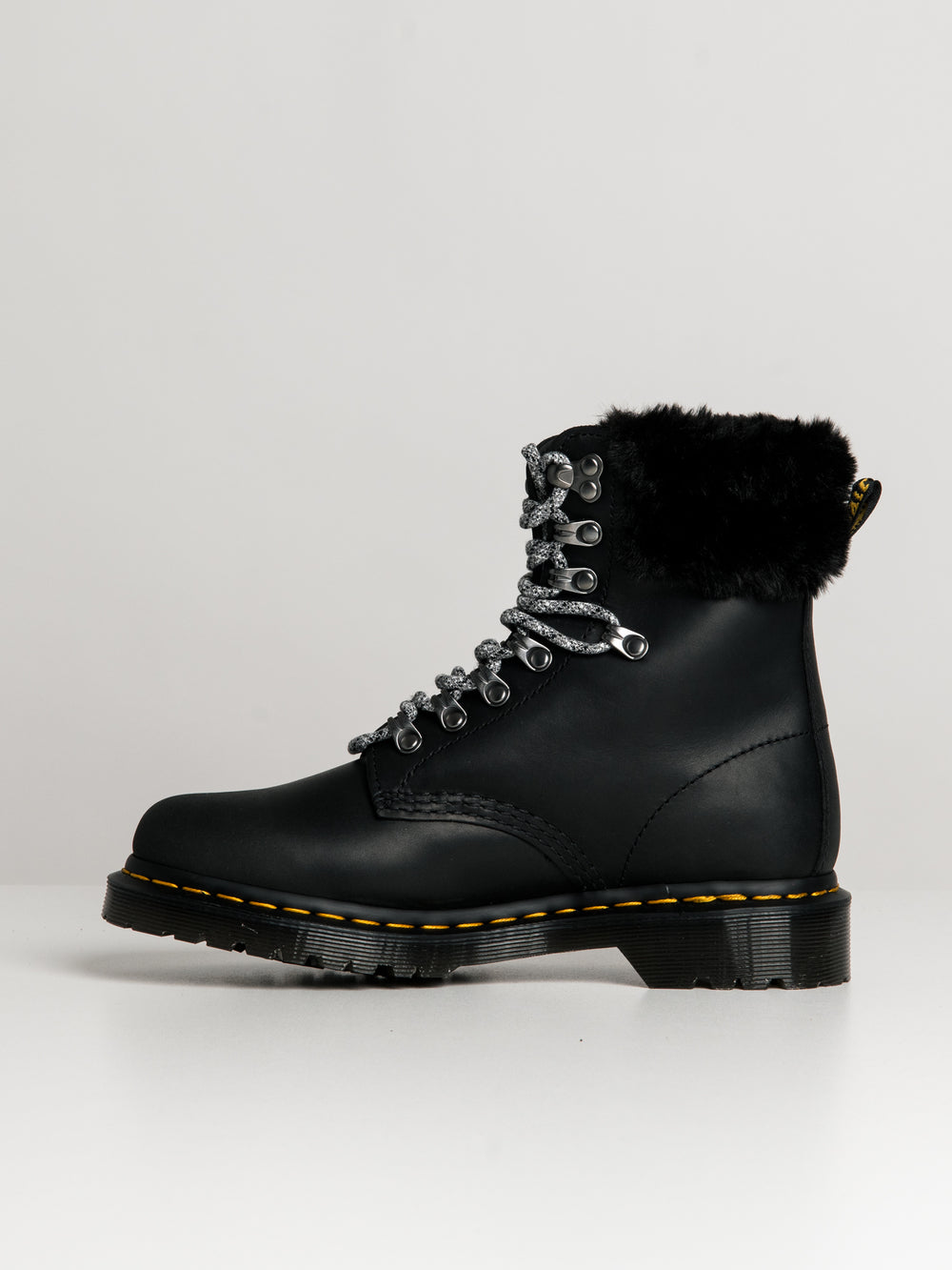 WOMENS DR MARTENS 1460 SERENA COLLAR STREETER BOOT - CLEARANCE