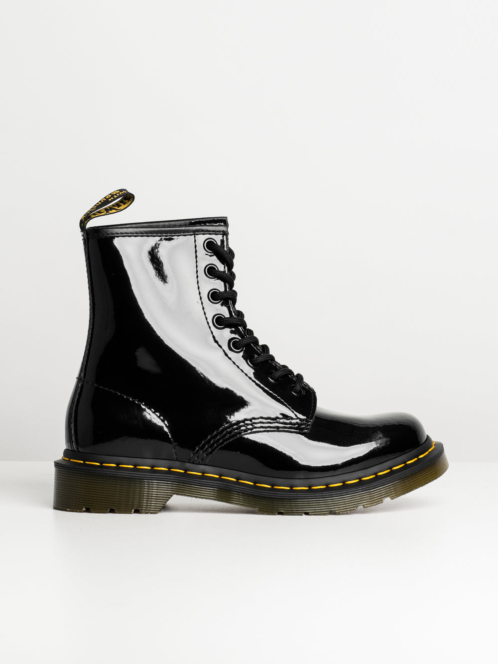 WOMENS DR MARTENS 1460 PATENT BOOT - CLEARANCE