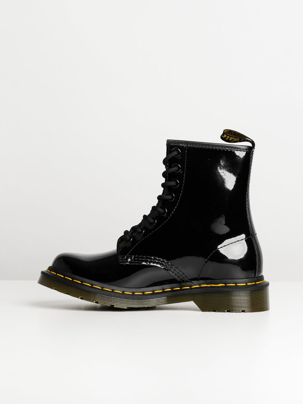 WOMENS DR MARTENS 1460 PATENT BOOT - CLEARANCE