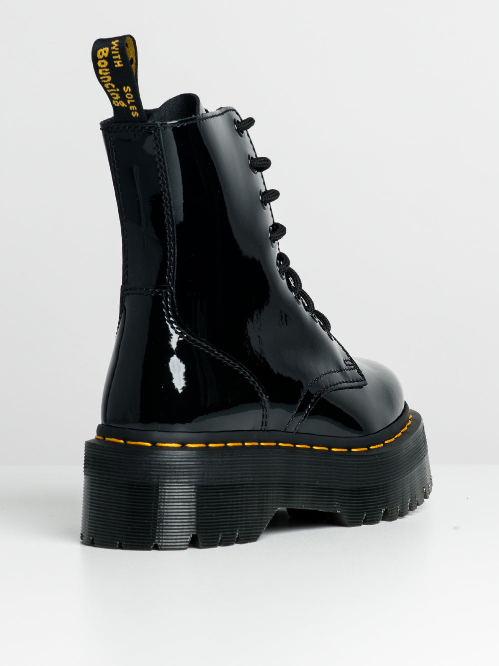 WOMENS DR MARTENS JADON PATENT BOOT - CLEARANCE
