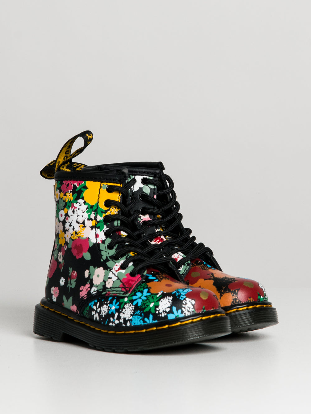 DR MARTENS TODDLER 1460 FLORAL MASH UP HYDRO BOOTS - CLEARANCE