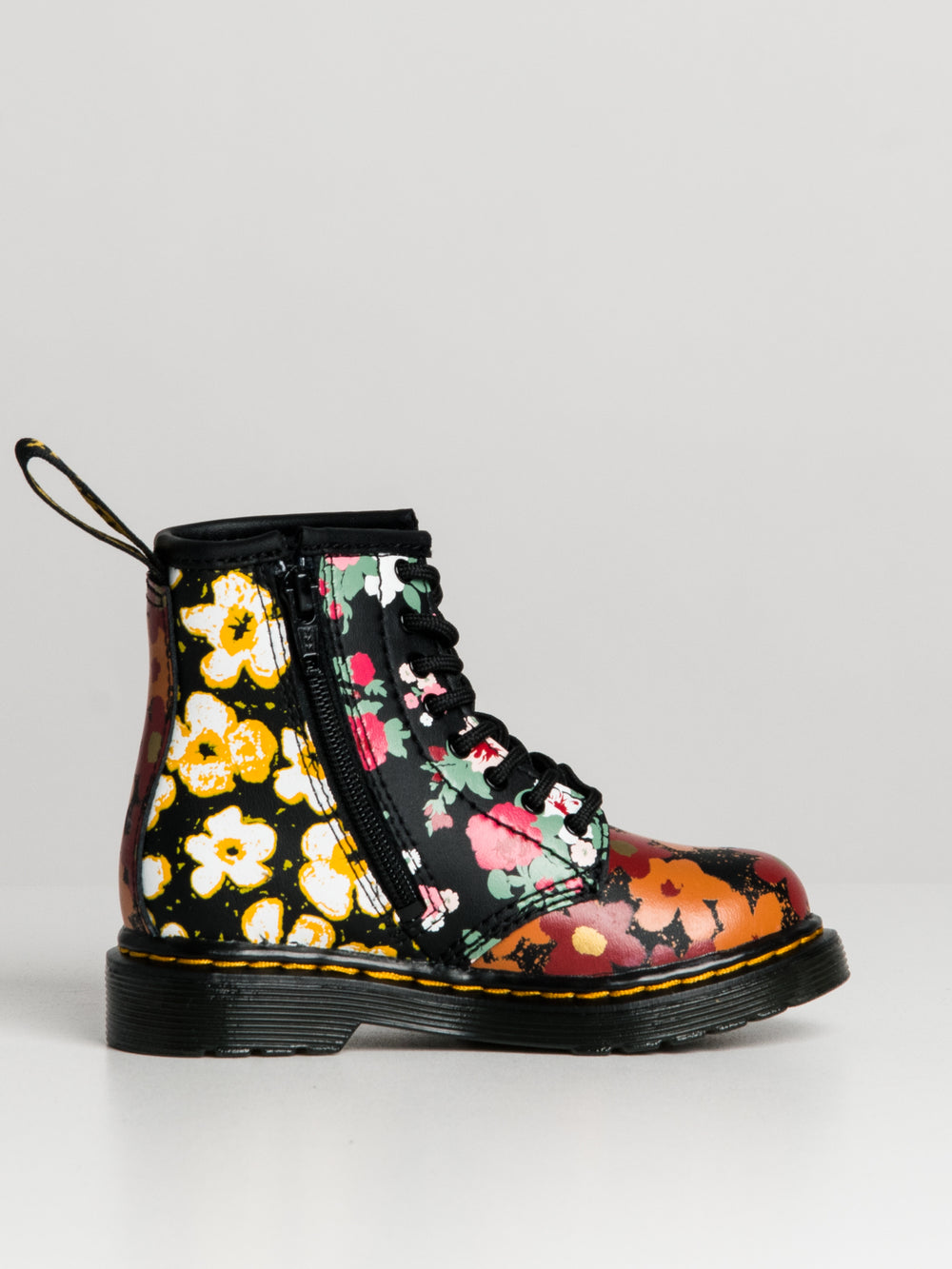 DR MARTENS TODDLER 1460 FLORAL MASH UP HYDRO BOOTS - CLEARANCE