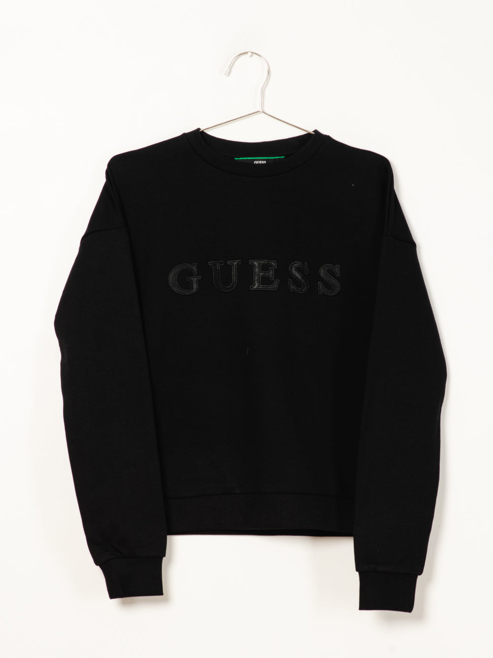 GUESS TONAL EMBROIDERED CREW  - CLEARANCE