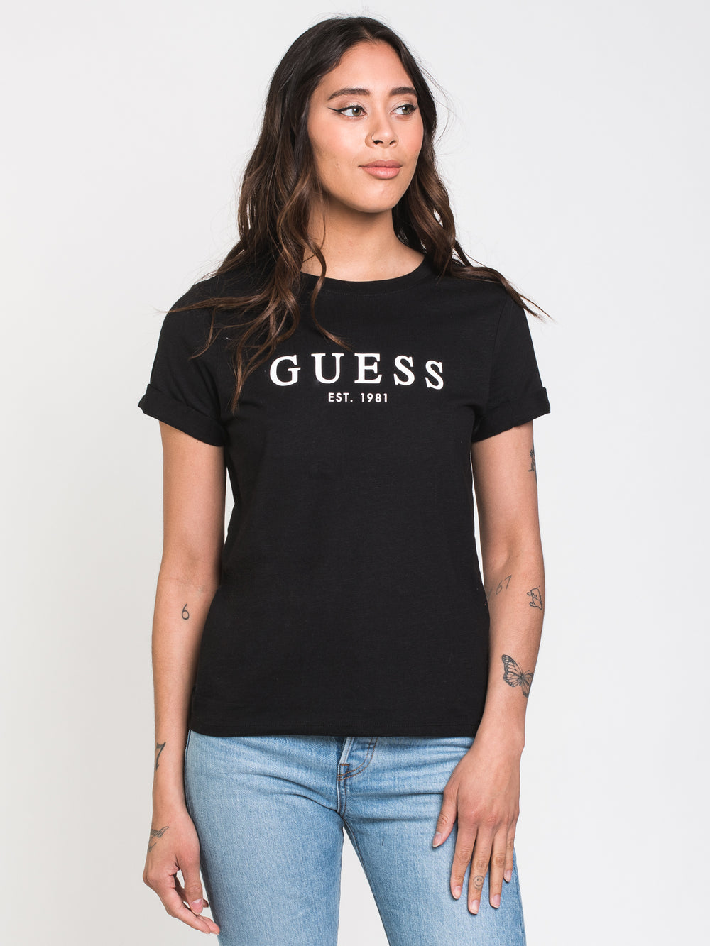 GUESS ECO LOGO T-SHIRT - CLEARANCE