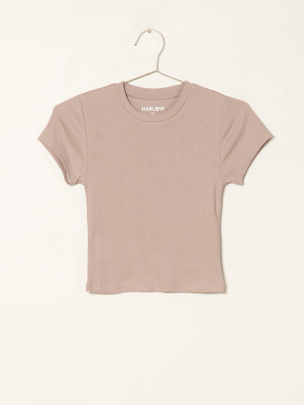 HARLOW RIBBED BABY TEE - CLEARANCE