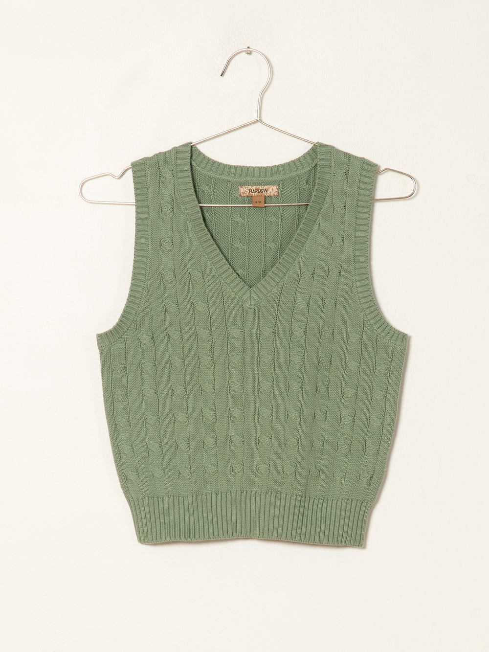 HARLOW HALLE CABLE VEST - CLEARANCE
