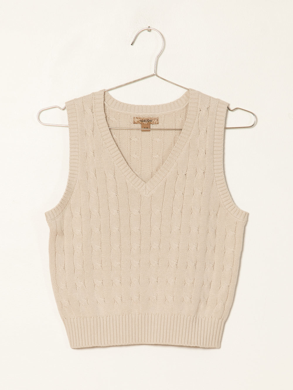 HARLOW HALLE CABLE VEST - CLEARANCE