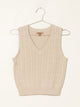 HARLOW HARLOW HALLE CABLE VEST - CLEARANCE - Boathouse