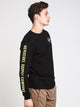 HERSCHEL SUPPLY CO. MENS ARM HIT LONG SLEEVE T-SHIRT - BLACK/NEON - CLEARANCE - Boathouse