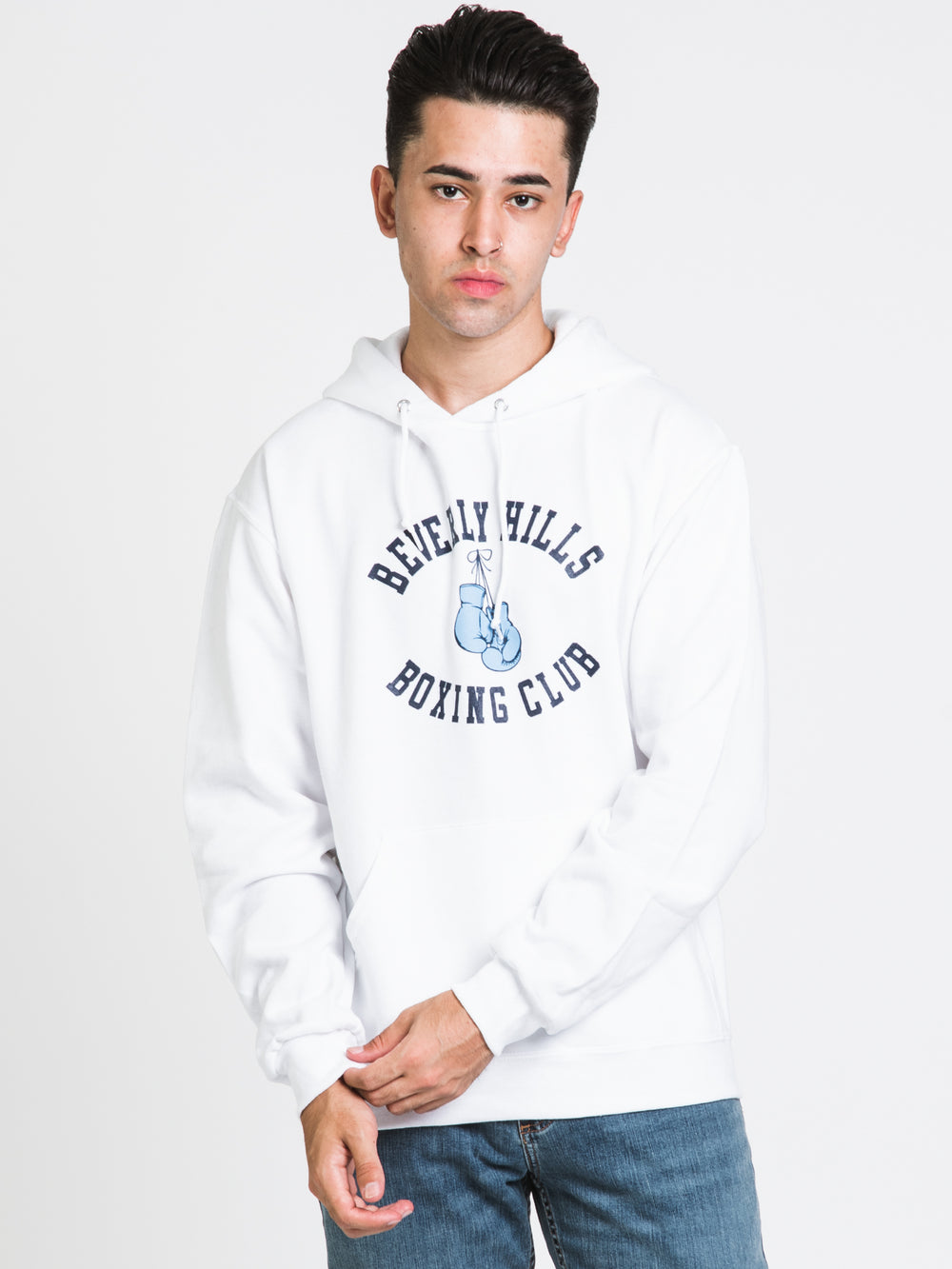 HOTLINE APPAREL BEVERLY HILLS BOXING SCREEN HOODIE - CLEARANCE