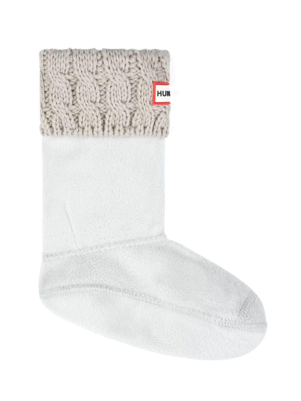 HUNTER KIDS 6 STITCH CABLE SOCK - GRY - CLEARANCE