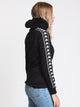 KAPPA WOMENS BANDA BUBY PULL OVER HOODIE- BLACK - CLEARANCE - Boathouse