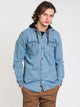 KOLBY KOLBY COLLARED HOODIE BUTTON UP - CLEARANCE - Boathouse