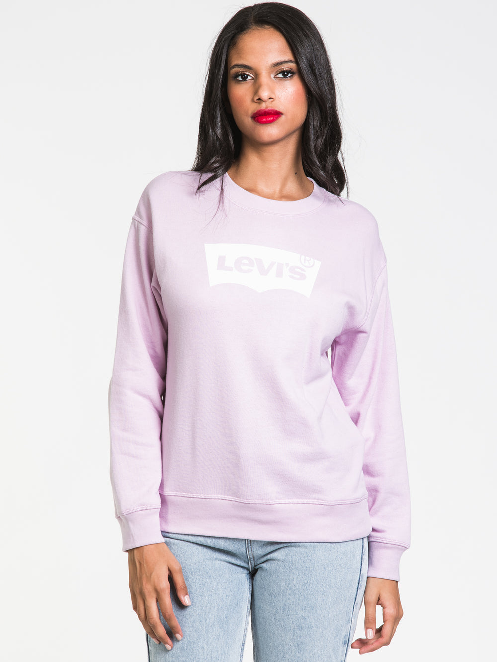 LEVIS CROPPED BATWING GRAPHIC CREW  - CLEARANCE