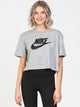 NIKE NIKE ESSENTIALS CROP ICON T-SHIRT - CLEARANCE - Boathouse