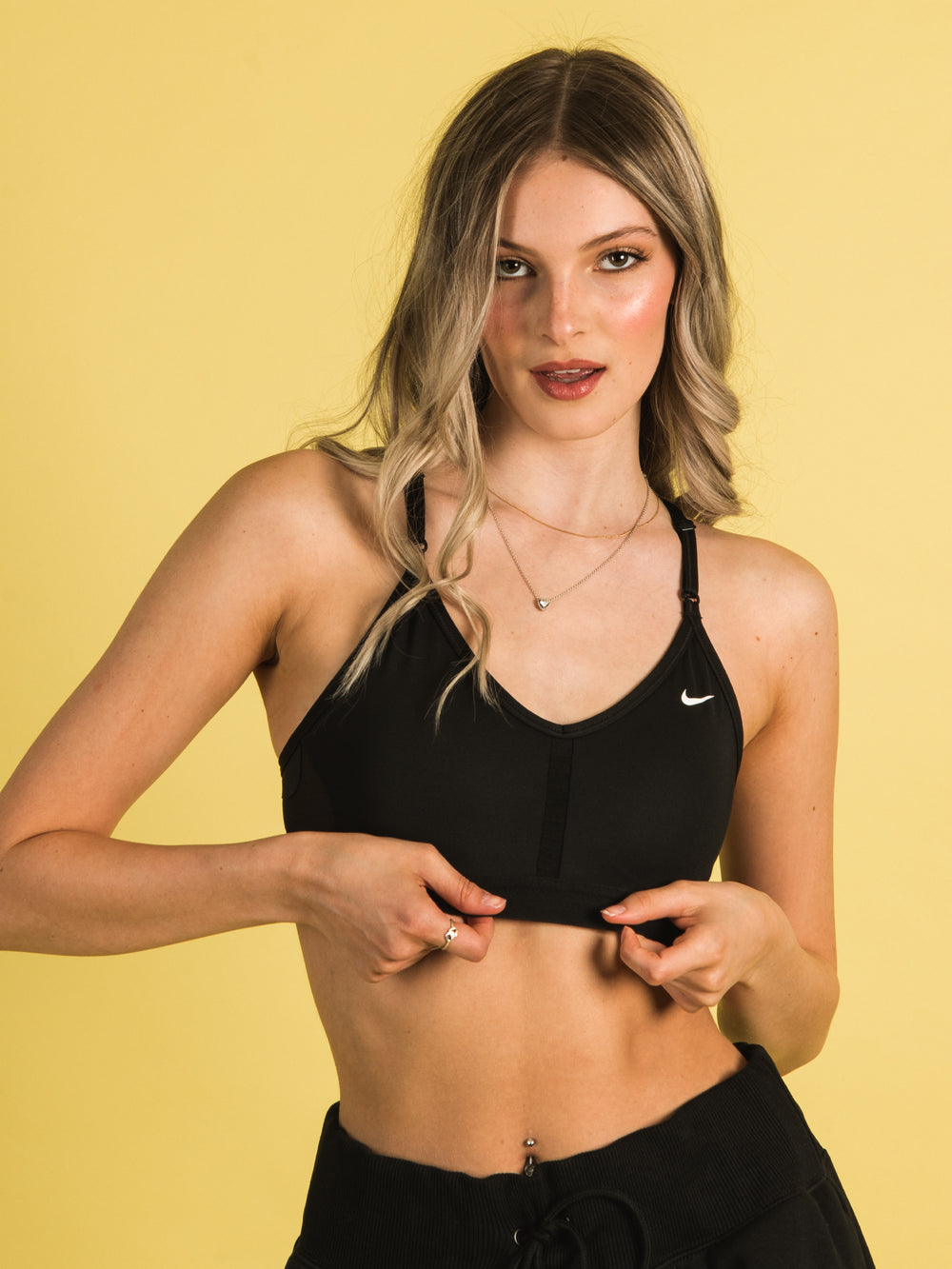 Nike Indy V-Neck Bra by Nike Online, THE ICONIC