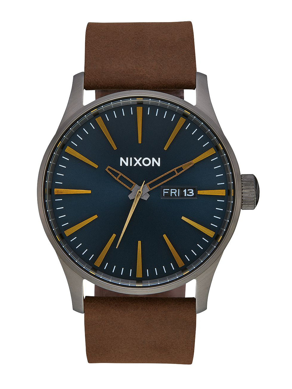 NIXON SENTRY LEATHER WATCH - CLEARANCE