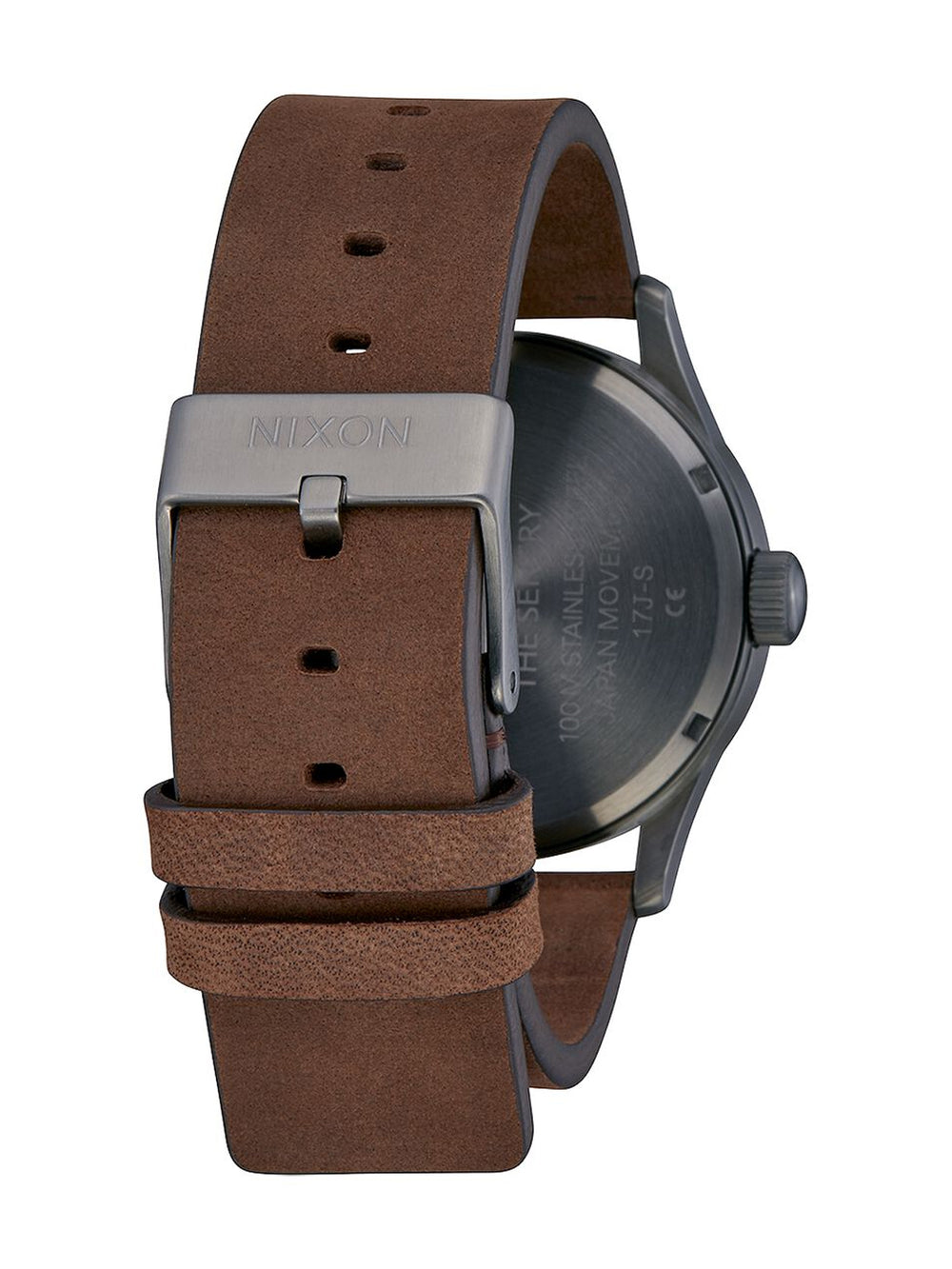 NIXON SENTRY LEATHER WATCH - CLEARANCE