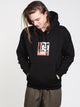 OBEY MENS BOX EXCLAMATION PULLOVER HOODIE - BLACK - CLEARANCE - Boathouse